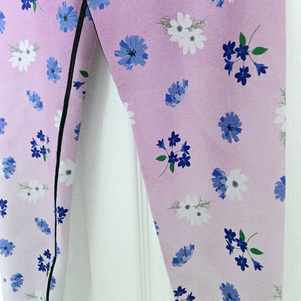 Ultracor Cor Leggings Size XS Purple Violet Floral Pattern Workout Leggings - Picture 5 of 11